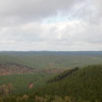 Coosa County landscape, viewed from the Coosa Graphite Project