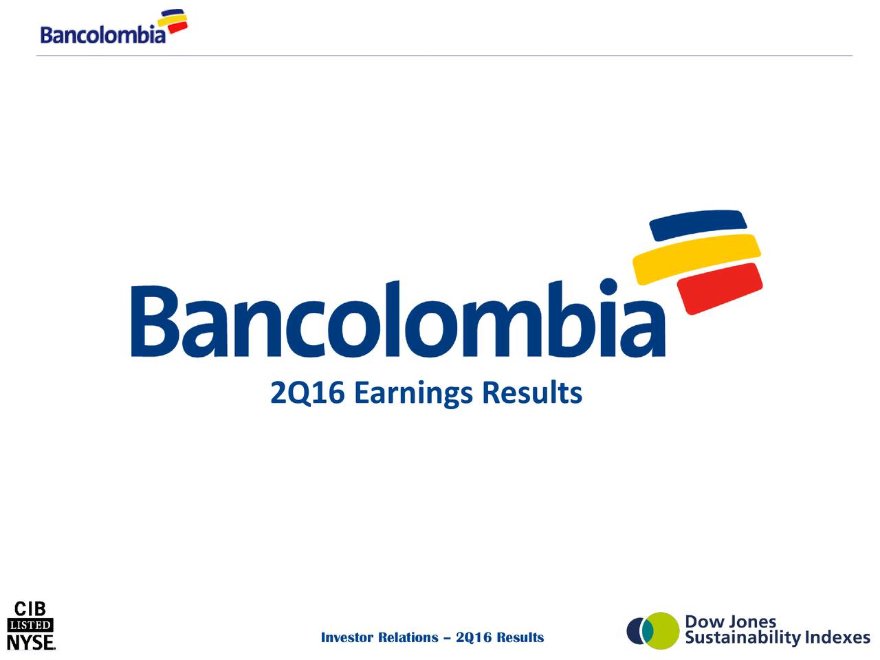 Bancolombia S A 2016 Q2 Results Earnings Call Slides Unique Finance Empowering Inner Expert